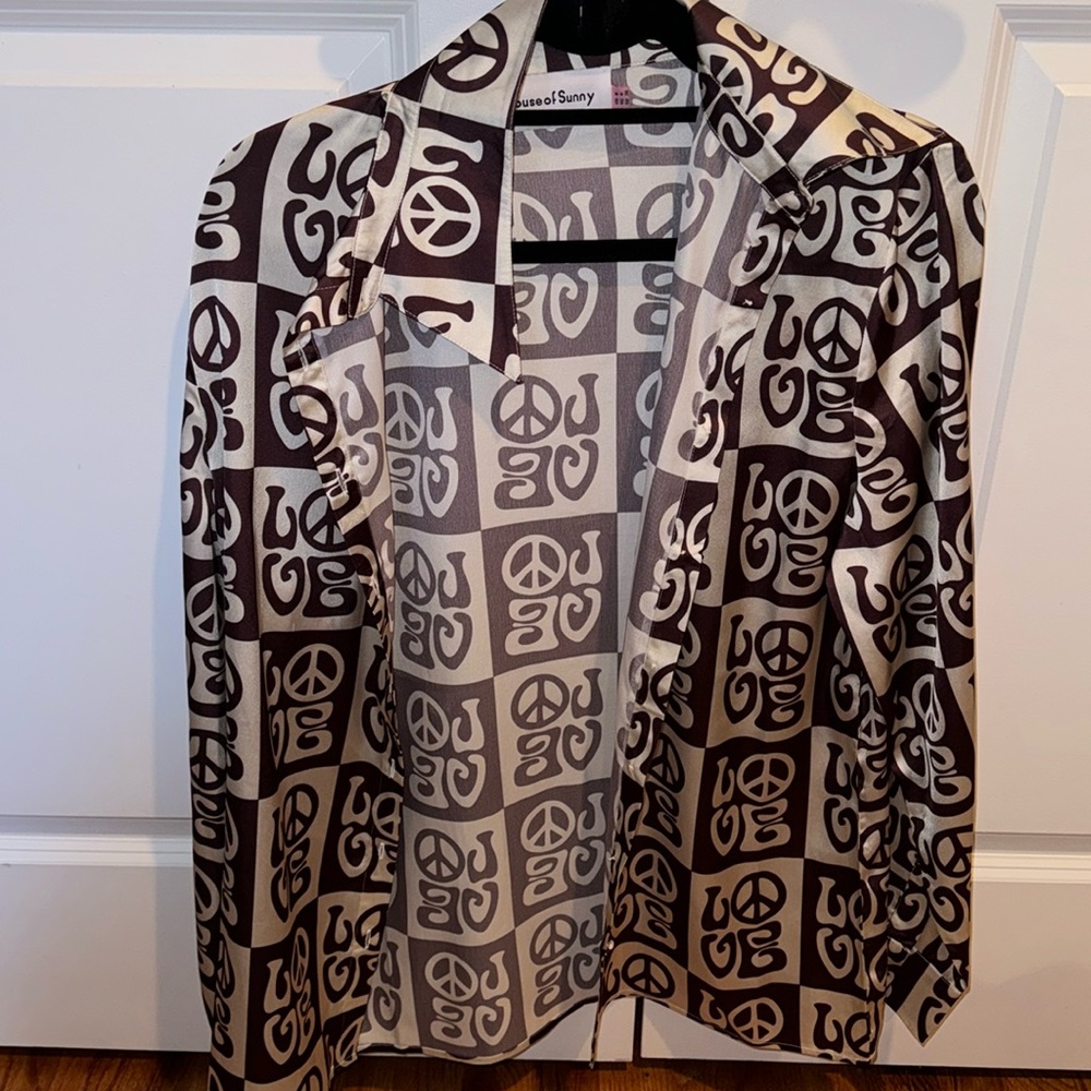 House of Sunny Button Up Shirt
